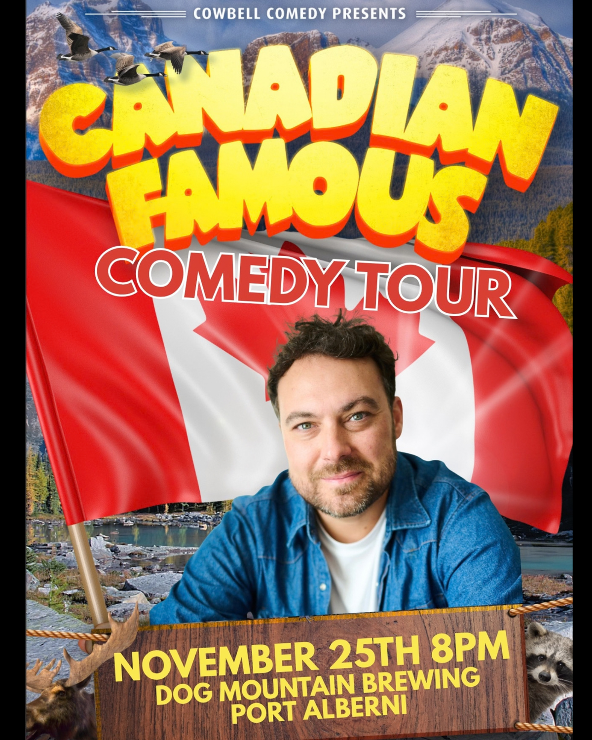 Port Alberni BC - Wednesday Nov 25th 8pm @ Dog Mountain Brewing