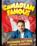Saskatoon SK - Saturday Dec 19th 7pm @ Art Bar