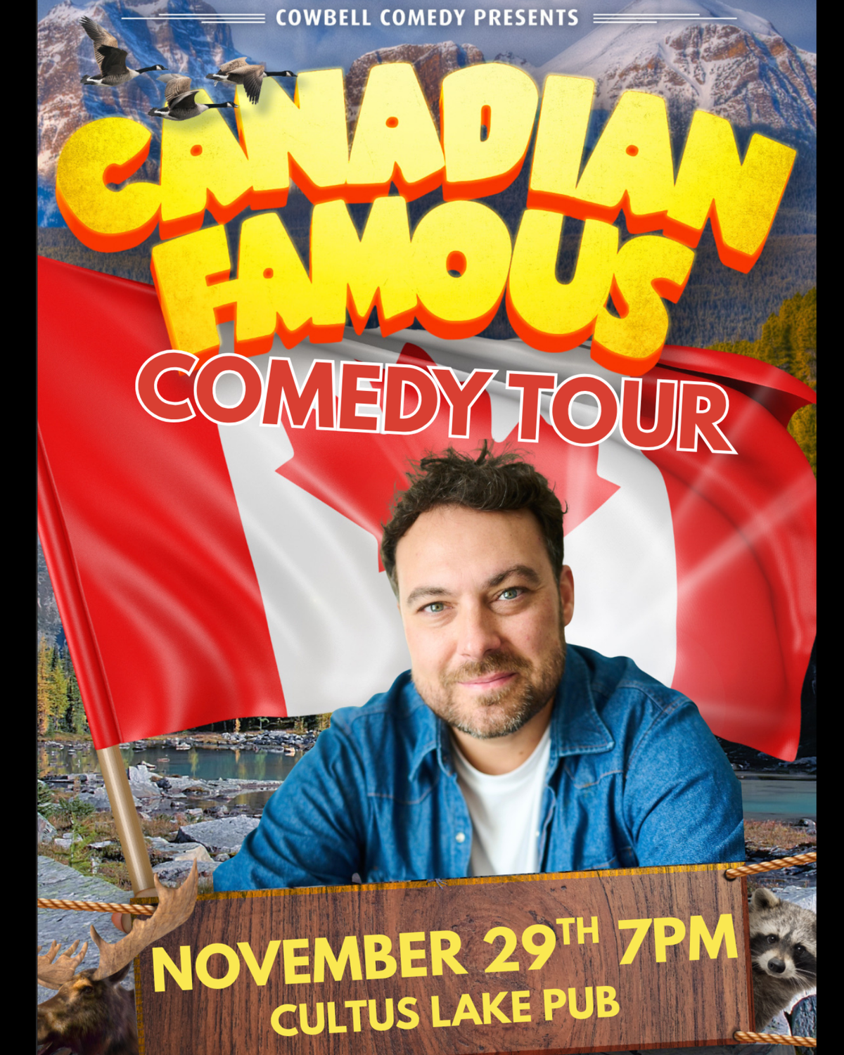 Cultus Lake BC - Sunday Nov 29th 7pm @ Cultus Lake Pub