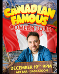 Saskatoon SK - Saturday Dec 19th 9pm @ Art Bar